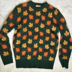 Kiel James Patrick The Big Cozy Fall Leaf Sweater XS